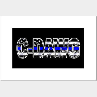 C-DAWG FONT Posters and Art